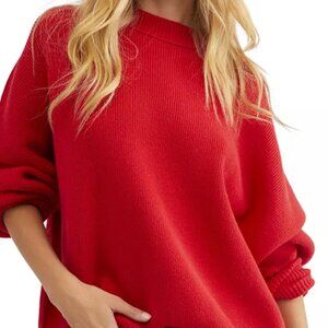 Free People Women's Easy Street Tunic Sweater Size S